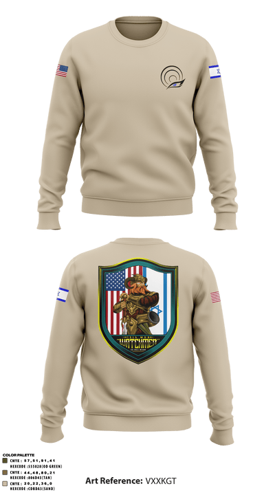 13th Missile Defense Battery 67217504 Crew Neck Sweatshirt - 6