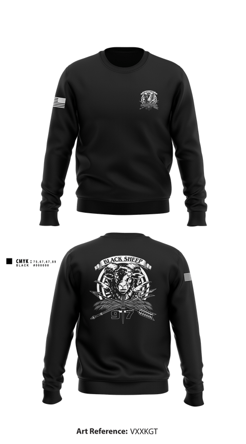 Crew Neck Sweatshirt, , Army, Teamtime, Team time, sublimation, custom sports apparel, team uniforms, spirit wear, spiritwear, sports uniforms, custom shirts, team store, custom team store, fundraiser sports, apparel fundraiser