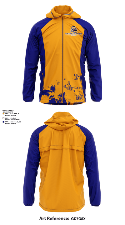 George Bush High School 29244877 Windbreaker - 1