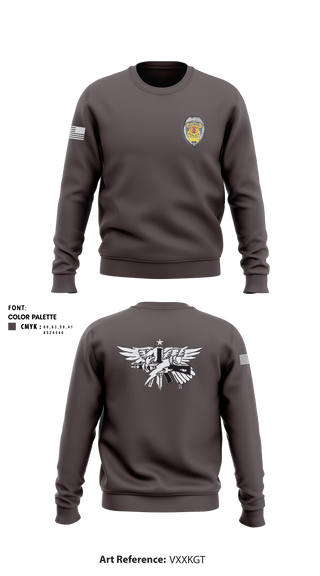 Crew Neck Sweatshirt, , Police, Teamtime, Team time, sublimation, custom sports apparel, team uniforms, spirit wear, spiritwear, sports uniforms, custom shirts, team store, custom team store, fundraiser sports, apparel fundraiser