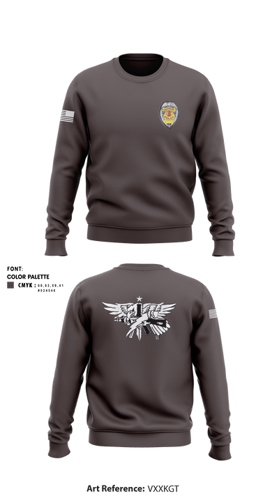 Salisbury Police Special Response Team 23814331 Crew Neck Sweatshirt - 2