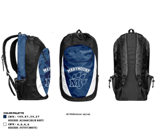 Gear Bag, Marymount School, Spirit Store, Teamtime, Team time, sublimation, custom sports apparel, team uniforms, spirit wear, spiritwear, sports uniforms, custom shirts, team store, custom team store, fundraiser sports, apparel fundraiser