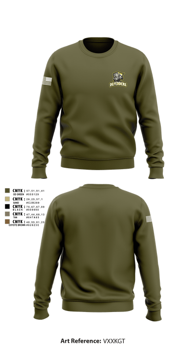 Dallas Defenders 76170912 Crew Neck Sweatshirt - 2