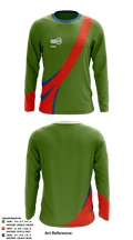 PITT COUNTY COMMUNITY SCHOOLS AND RECREATION 3856790 Long Sleeve Performance Shirt - 1