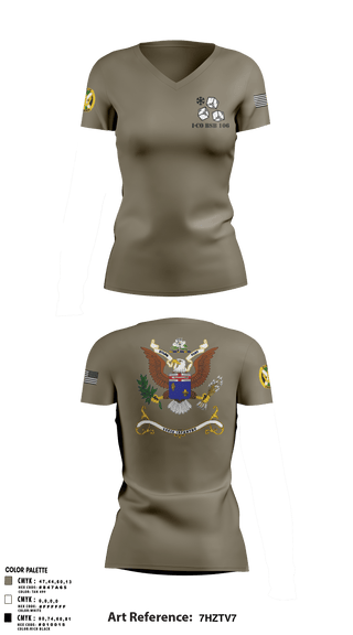 Women's Short Sleeve Vneck Shirt, , Army, Teamtime, Team time, sublimation, custom sports apparel, team uniforms, spirit wear, spiritwear, sports uniforms, custom shirts, team store, custom team store, fundraiser sports, apparel fundraiser