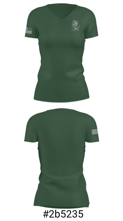 Jackson-Reed High School Basketball 57308217 Women's Short Sleeve V-neck Shirt - 21