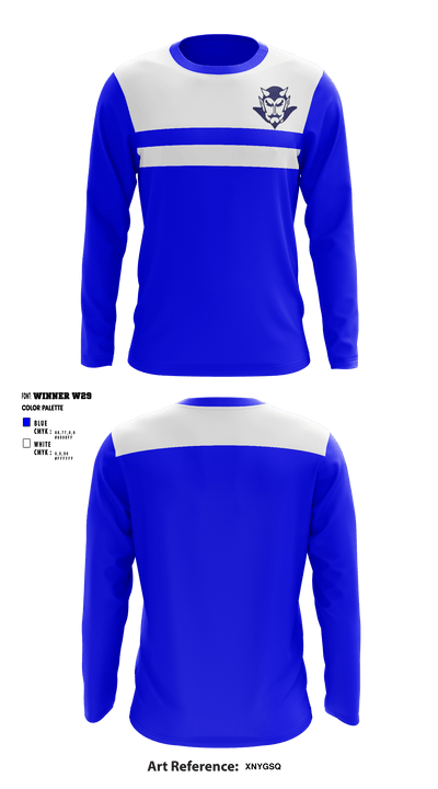 Walla Walla High School Cross Country 34935294 Long Sleeve Performance Shirt - 1