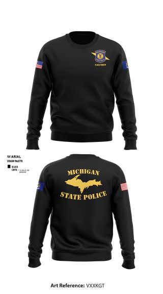 Crew Neck Sweatshirt, , Police, Teamtime, Team time, sublimation, custom sports apparel, team uniforms, spirit wear, spiritwear, sports uniforms, custom shirts, team store, custom team store, fundraiser sports, apparel fundraiser
