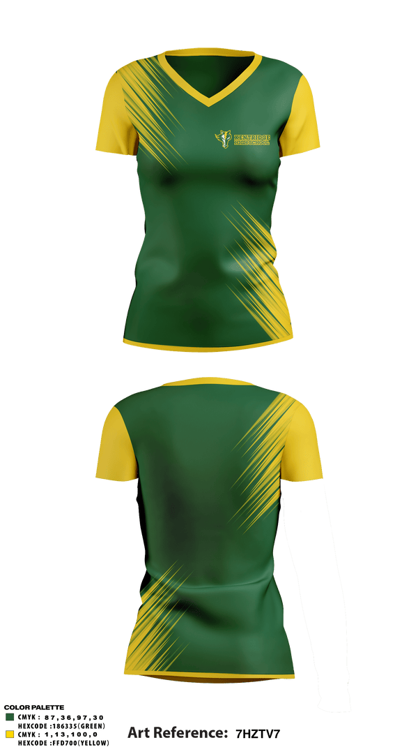 Women's Short Sleeve Vneck Shirt, Kentridge High School Softball, Softball, Teamtime, Team time, sublimation, custom sports apparel, team uniforms, spirit wear, spiritwear, sports uniforms, custom shirts, team store, custom team store, fundraiser sports, apparel fundraiser