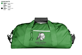 Duffle Bag, Avon Central High School Basketball, Women's Basketball, Teamtime, Team time, sublimation, custom sports apparel, team uniforms, spirit wear, spiritwear, sports uniforms, custom shirts, team store, custom team store, fundraiser sports, apparel fundraiser