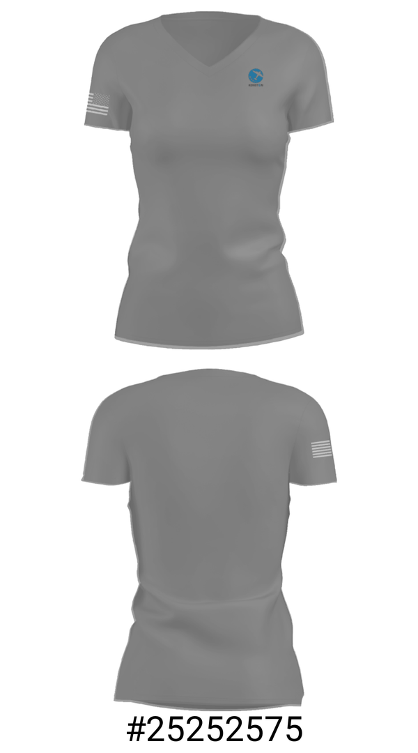 Women's Short Sleeve Vneck Shirt, Kenston Middle School, Spirit Store, Teamtime, Team time, sublimation, custom sports apparel, team uniforms, spirit wear, spiritwear, sports uniforms, custom shirts, team store, custom team store, fundraiser sports, apparel fundraiser