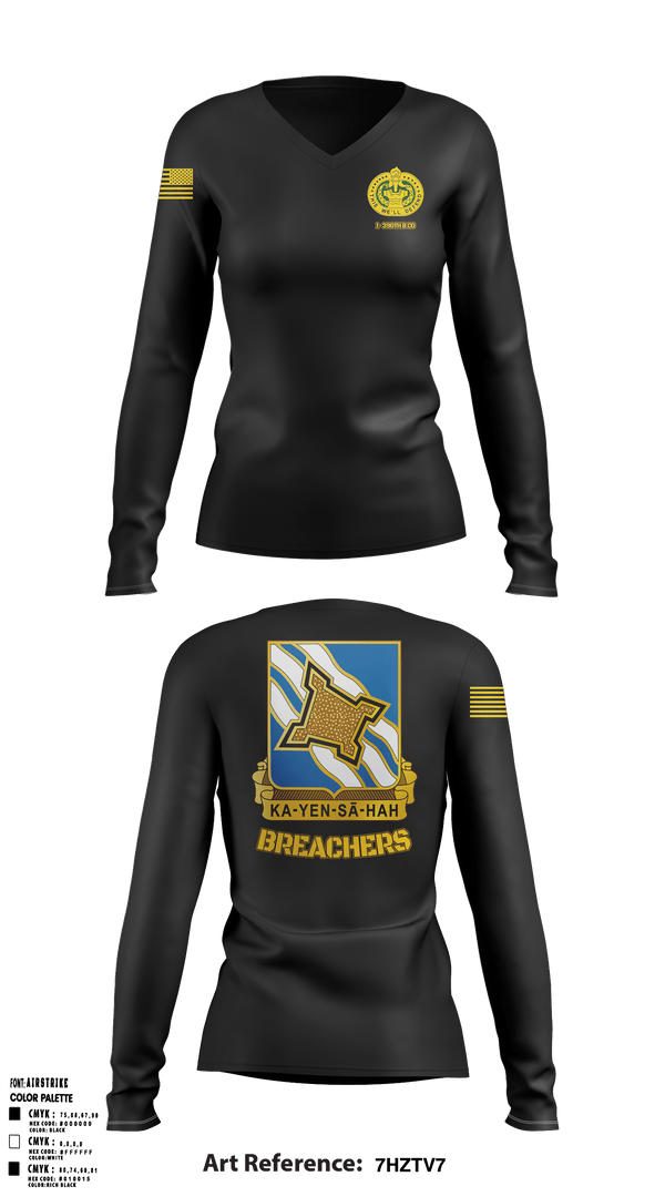 Women's Long Sleeve Vneck Shirt, , Army, Teamtime, Team time, sublimation, custom sports apparel, team uniforms, spirit wear, spiritwear, sports uniforms, custom shirts, team store, custom team store, fundraiser sports, apparel fundraiser