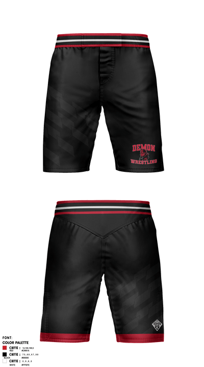 Durango HS Wrestling 8720193 Fight Shorts - 2