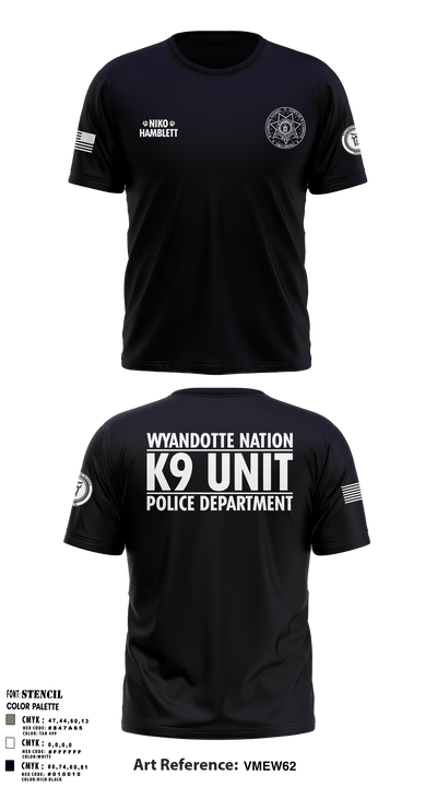 K9 Unit 27578074 Short Sleeve Performance Shirt - 6