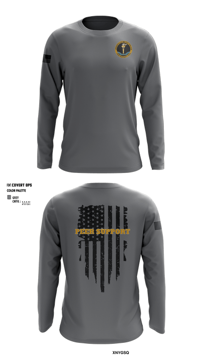 LMPD PEER SUPPORT 27640603 Long Sleeve Performance Shirt - 2