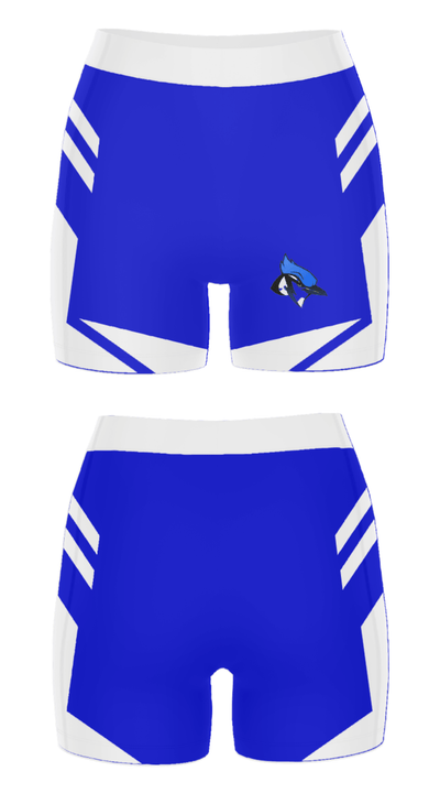 Pleasanton Junior High School Volleyball 63768605 Women's Compression Shorts - 1