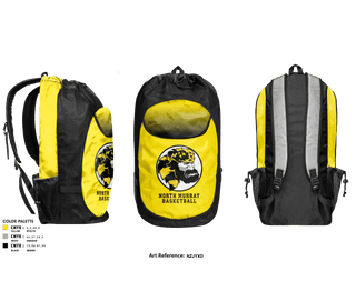 Gear Bag, North Murray High School Basketball, Men's Basketball, Teamtime, Team time, sublimation, custom sports apparel, team uniforms, spirit wear, spiritwear, sports uniforms, custom shirts, team store, custom team store, fundraiser sports, apparel fundraiser