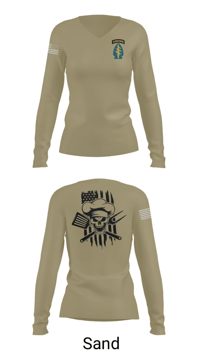 FSC 1-19th SFG(A) 54846303 Women's Long Sleeve V-neck Shirt - 42