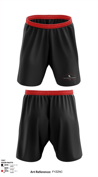 Athletic Shorts With Pockets, Two Worlds Ranch, , Teamtime, Team time, sublimation, custom sports apparel, team uniforms, spirit wear, spiritwear, sports uniforms, custom shirts, team store, custom team store, fundraiser sports, apparel fundraiser