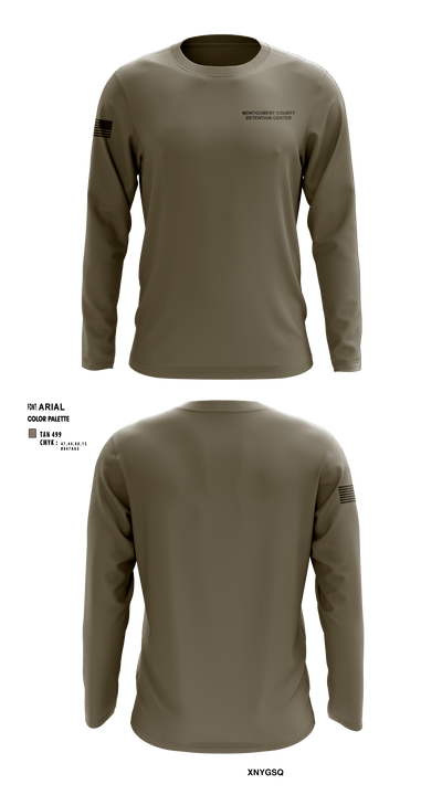 Montgomery County Detention Center 84583127 Long Sleeve Performance Shirt - 2