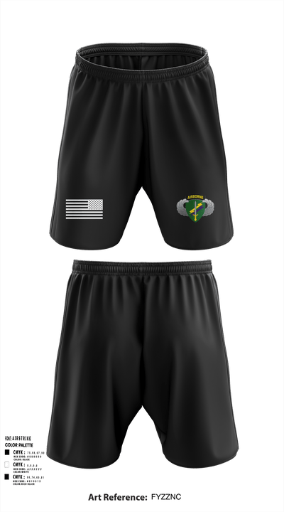 404th Civil Affairs Bn (A) 73295413 Athletic Shorts With Pockets - 1