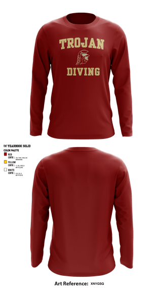 Long Sleeve Performance Shirt, University Of Southern California Diving, Spirit Store, Teamtime, Team time, sublimation, custom sports apparel, team uniforms, spirit wear, spiritwear, sports uniforms, custom shirts, team store, custom team store, fundraiser sports, apparel fundraiser