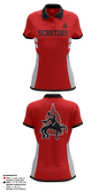 Springfield High School Wrestling 22768599 Women's Short Sleeve Performance Polo  - 1