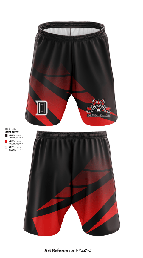Athletic Shorts With Pockets, Donaldsonville, Football, Teamtime, Team time, sublimation, custom sports apparel, team uniforms, spirit wear, spiritwear, sports uniforms, custom shirts, team store, custom team store, fundraiser sports, apparel fundraiser