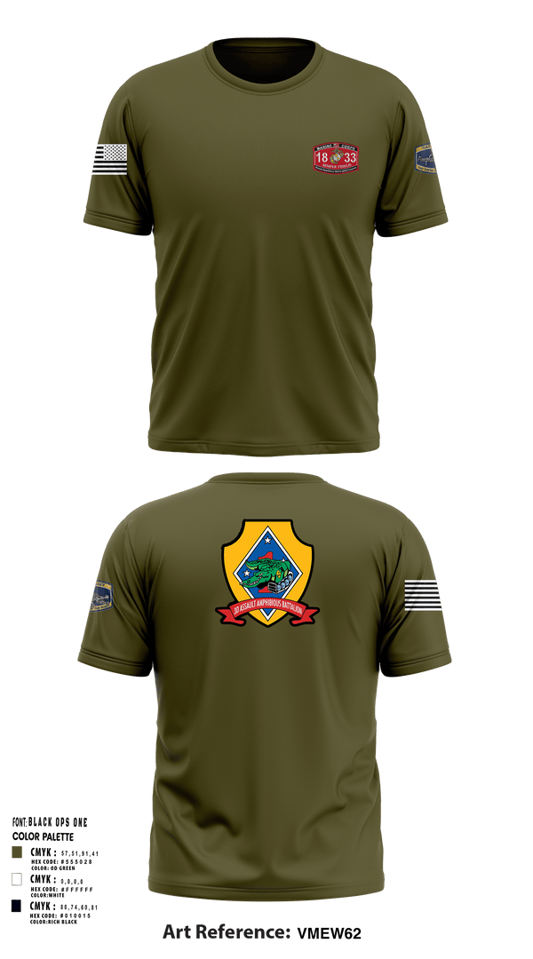 Short Sleeve Performance Shirt, 3rd AAV 1st Marines DivAmphibious assault, vehicle,, Marines, Teamtime, Team time, sublimation, custom sports apparel, team uniforms, spirit wear, spiritwear, sports uniforms, custom shirts, team store, custom team store, fundraiser sports, apparel fundraiser