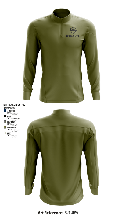Stealth customs 84323734 Quarter Zip Jacket - 5