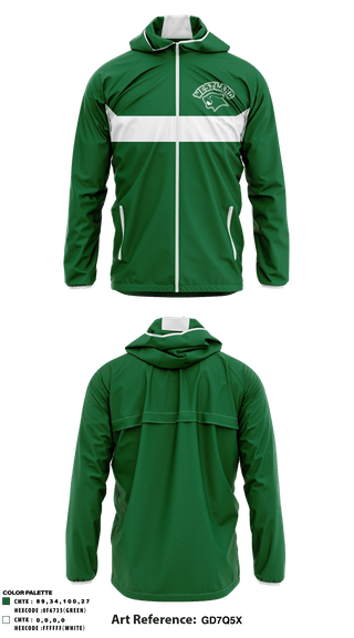 Windbreaker, Westland High School, Spirit Store, Teamtime, Team time, sublimation, custom sports apparel, team uniforms, spirit wear, spiritwear, sports uniforms, custom shirts, team store, custom team store, fundraiser sports, apparel fundraiser