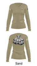 2nd SQD D TRP 6-1CAV 38584664 Women's Long Sleeve V-neck Shirt - 47