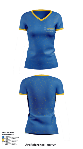 Women's Short Sleeve Vneck Shirt, Crook County High School Cheer, Cheer, Teamtime, Team time, sublimation, custom sports apparel, team uniforms, spirit wear, spiritwear, sports uniforms, custom shirts, team store, custom team store, fundraiser sports, apparel fundraiser