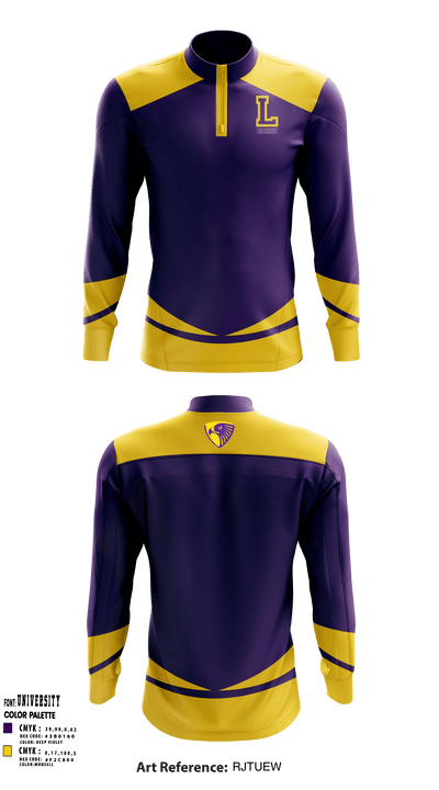 Lois Hornsby Middle School Field Hockey 53600554 Quarter Zip Jacket - 1