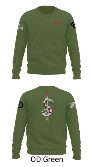 Crew Neck Sweatshirt, , Army, Teamtime, Team time, sublimation, custom sports apparel, team uniforms, spirit wear, spiritwear, sports uniforms, custom shirts, team store, custom team store, fundraiser sports, apparel fundraiser