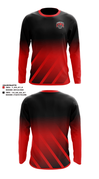 Long Sleeve Performance Shirt, Brandon Valley High School Soccer, Men's Soccer, Teamtime, Team time, sublimation, custom sports apparel, team uniforms, spirit wear, spiritwear, sports uniforms, custom shirts, team store, custom team store, fundraiser sports, apparel fundraiser