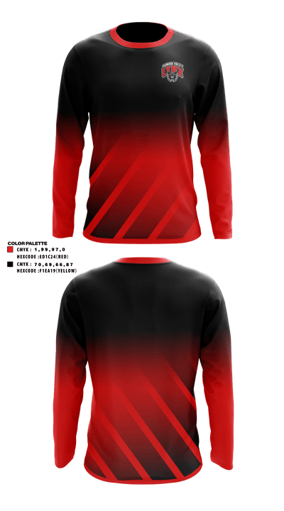 Brandon Valley High School Soccer 20358110 Long Sleeve Performance Shirt - 1
