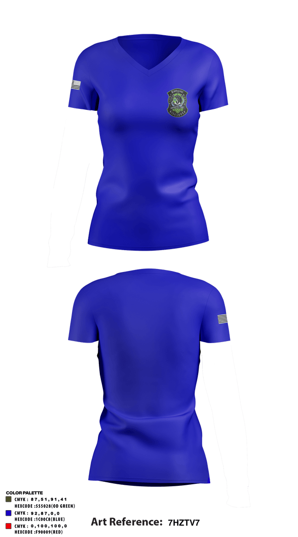 Women's Short Sleeve Vneck Shirt, , Fire Department, Teamtime, Team time, sublimation, custom sports apparel, team uniforms, spirit wear, spiritwear, sports uniforms, custom shirts, team store, custom team store, fundraiser sports, apparel fundraiser