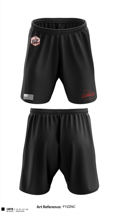 A Co. 2-211th GSAB 21328090 Athletic Shorts With Pockets - 3