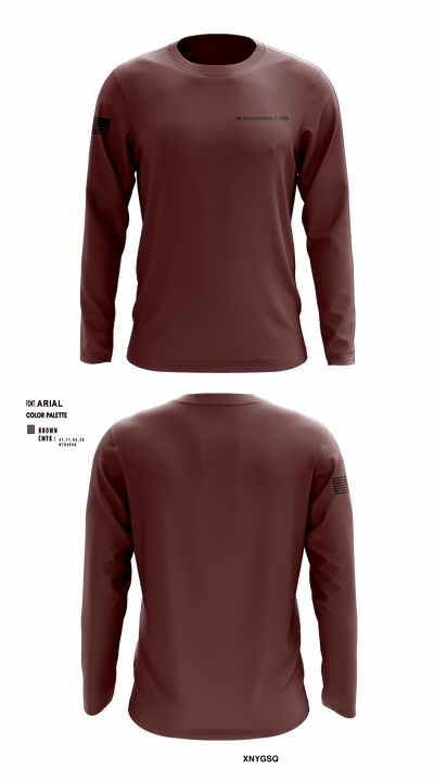 Blackhawks C-TRP 75040368 Long Sleeve Performance Shirt - 1