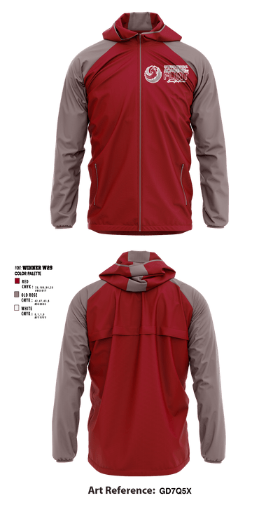 International Academy of Flint 66238925 Windbreaker - 1