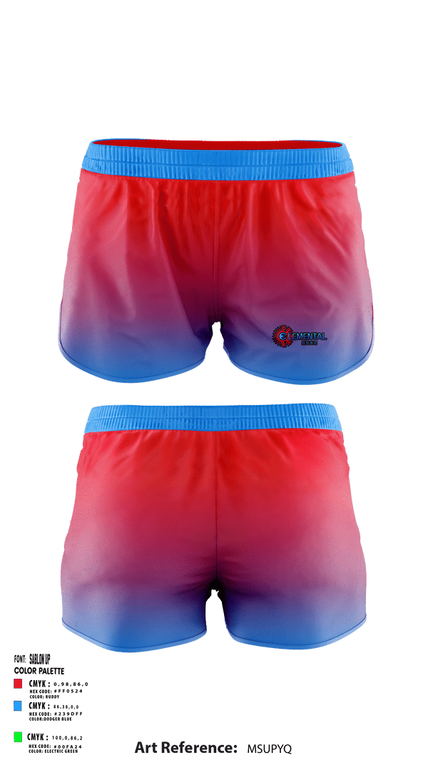 Ranger Panties, Elemental HVAC, , Teamtime, Team time, sublimation, custom sports apparel, team uniforms, spirit wear, spiritwear, sports uniforms, custom shirts, team store, custom team store, fundraiser sports, apparel fundraiser