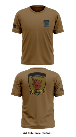 Short Sleeve Performance Shirt, A Co. 1-25 AB, Army, Teamtime, Team time, sublimation, custom sports apparel, team uniforms, spirit wear, spiritwear, sports uniforms, custom shirts, team store, custom team store, fundraiser sports, apparel fundraiser