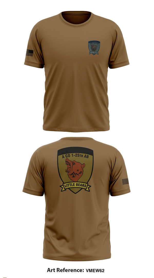 Short Sleeve Performance Shirt, A Co. 1-25 AB, Army, Teamtime, Team time, sublimation, custom sports apparel, team uniforms, spirit wear, spiritwear, sports uniforms, custom shirts, team store, custom team store, fundraiser sports, apparel fundraiser