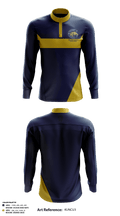 Casteel High School Badminton 82725468 Quarter Zip Jacket - 1
