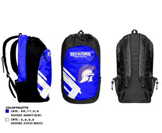 Gear Bag, Petaluma High School Cross Country, Cross Country, Teamtime, Team time, sublimation, custom sports apparel, team uniforms, spirit wear, spiritwear, sports uniforms, custom shirts, team store, custom team store, fundraiser sports, apparel fundraiser