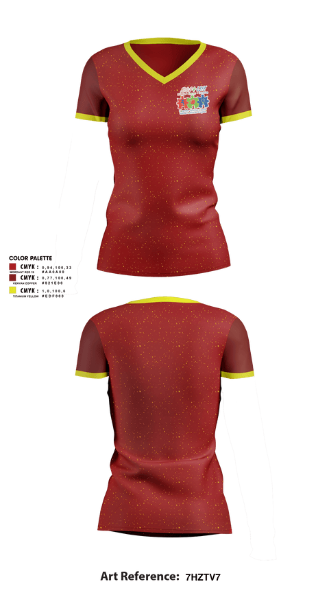 Women's Short Sleeve Vneck Shirt, Phoenix Steppers, Cheer, Teamtime, Team time, sublimation, custom sports apparel, team uniforms, spirit wear, spiritwear, sports uniforms, custom shirts, team store, custom team store, fundraiser sports, apparel fundraiser
