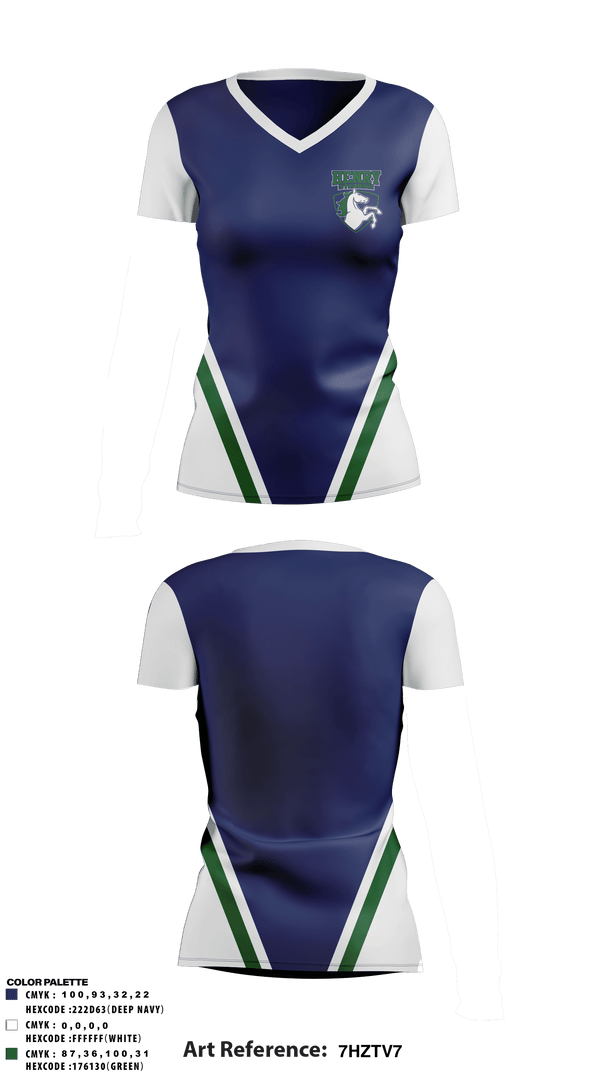 Women's Short Sleeve Vneck Shirt, Henry Steubing Elementary, Spirit Store, Teamtime, Team time, sublimation, custom sports apparel, team uniforms, spirit wear, spiritwear, sports uniforms, custom shirts, team store, custom team store, fundraiser sports, apparel fundraiser
