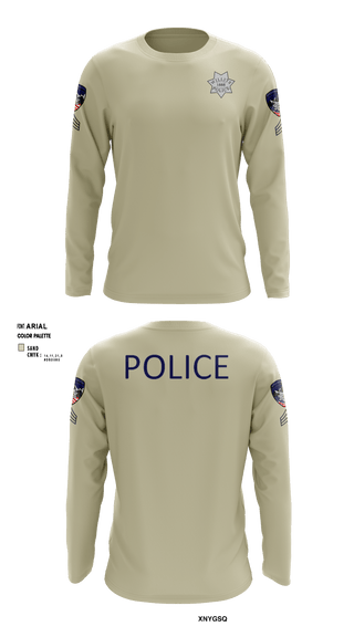 Long Sleeve Performance Shirt, Willits Little Lake JRTF, Police, Teamtime, Team time, sublimation, custom sports apparel, team uniforms, spirit wear, spiritwear, sports uniforms, custom shirts, team store, custom team store, fundraiser sports, apparel fundraiser