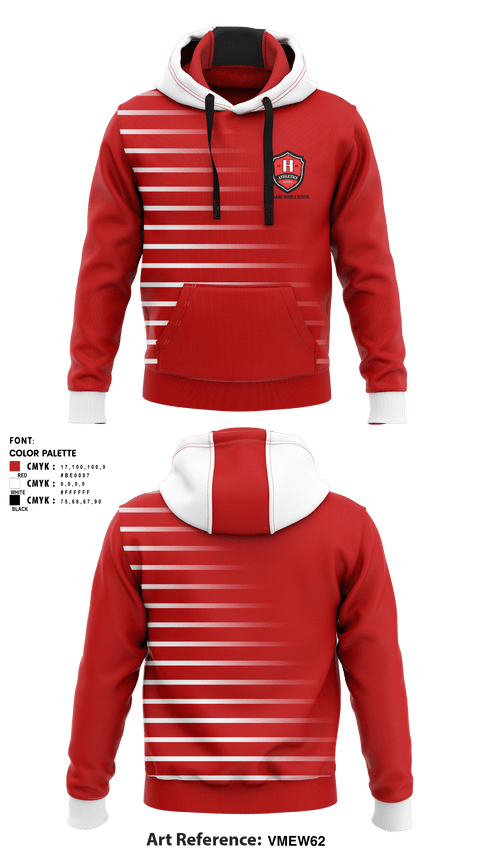 Hoodie, Highland Middle School, Spirit Store, Teamtime, Team time, sublimation, custom sports apparel, team uniforms, spirit wear, spiritwear, sports uniforms, custom shirts, team store, custom team store, fundraiser sports, apparel fundraiser